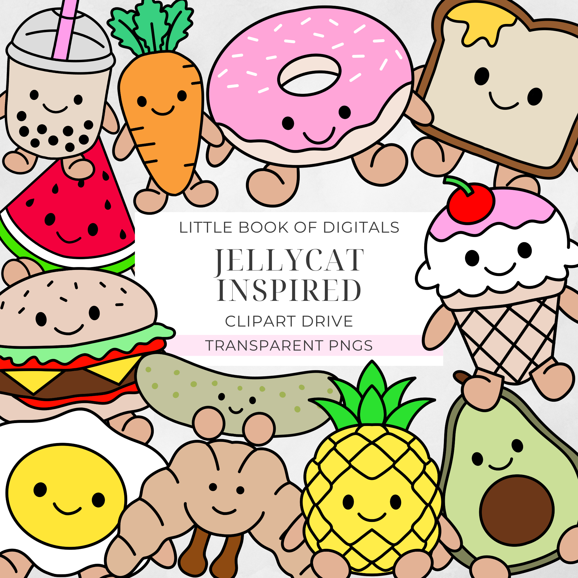 Jellycat Inspired Clipart Drive (Currently 42 Files And Counting)