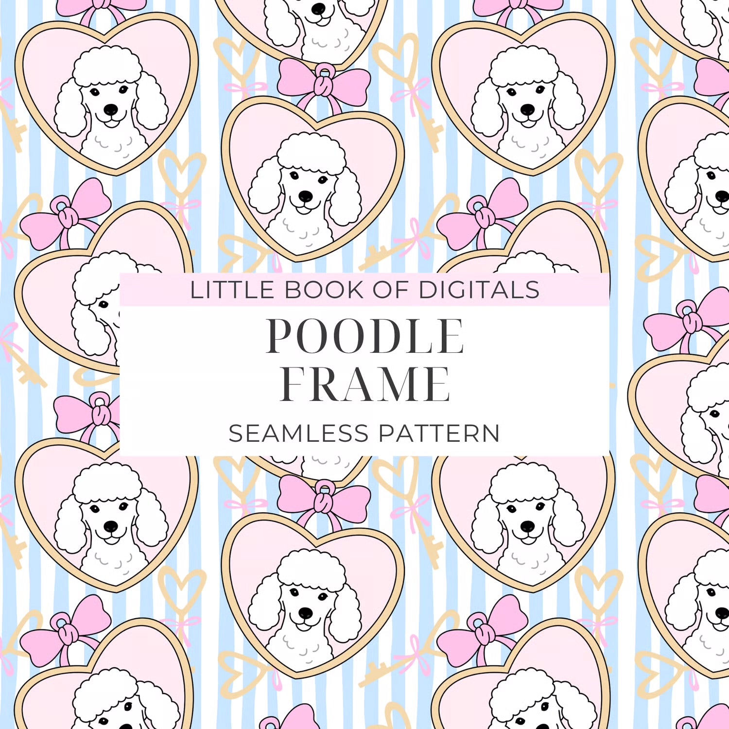 Poodle Seamless Pattern