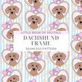 Dachshund Seamless Pattern