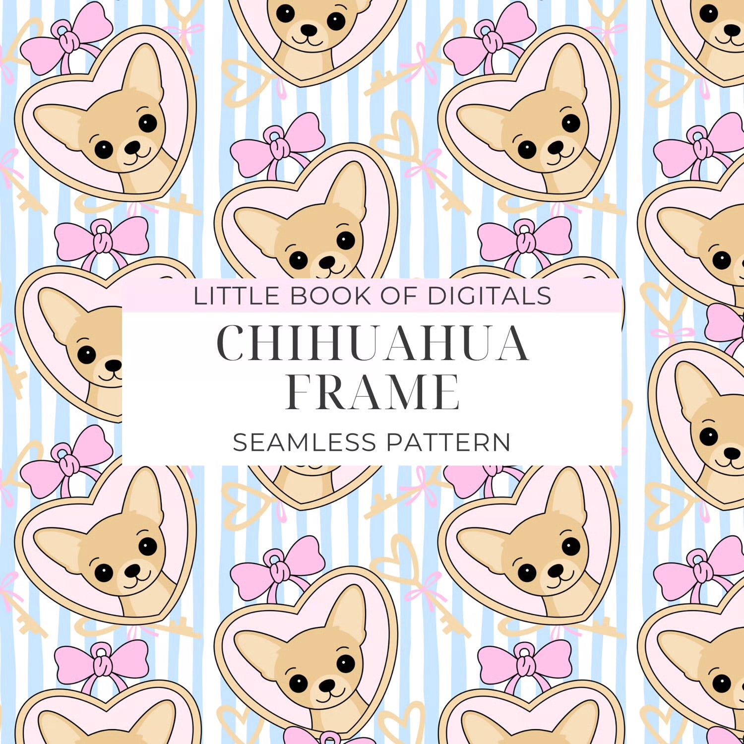 Chihuahua Seamless Pattern