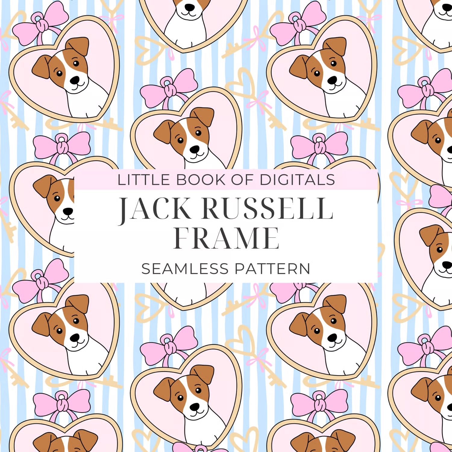 Jack Russell Seamless Pattern