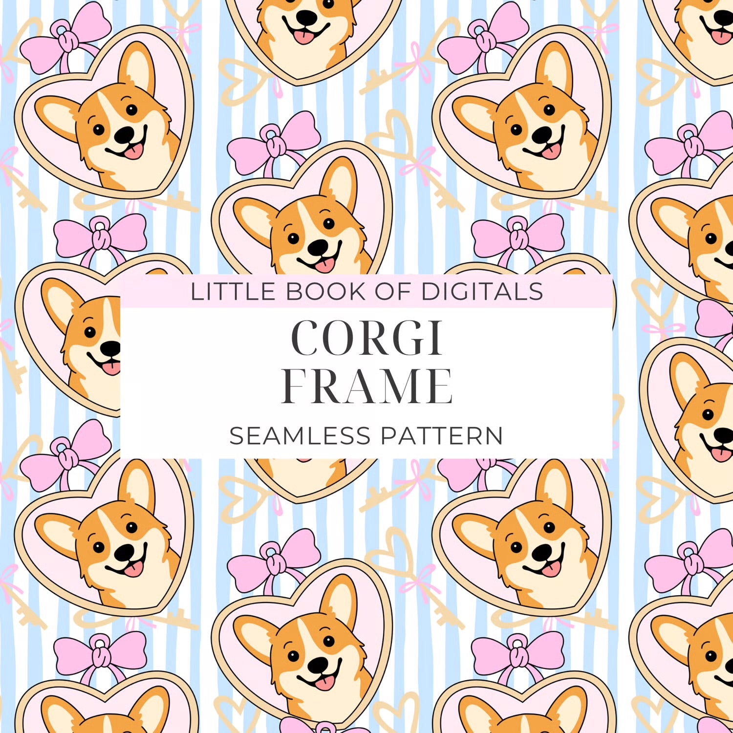 Corgi Seamless Pattern