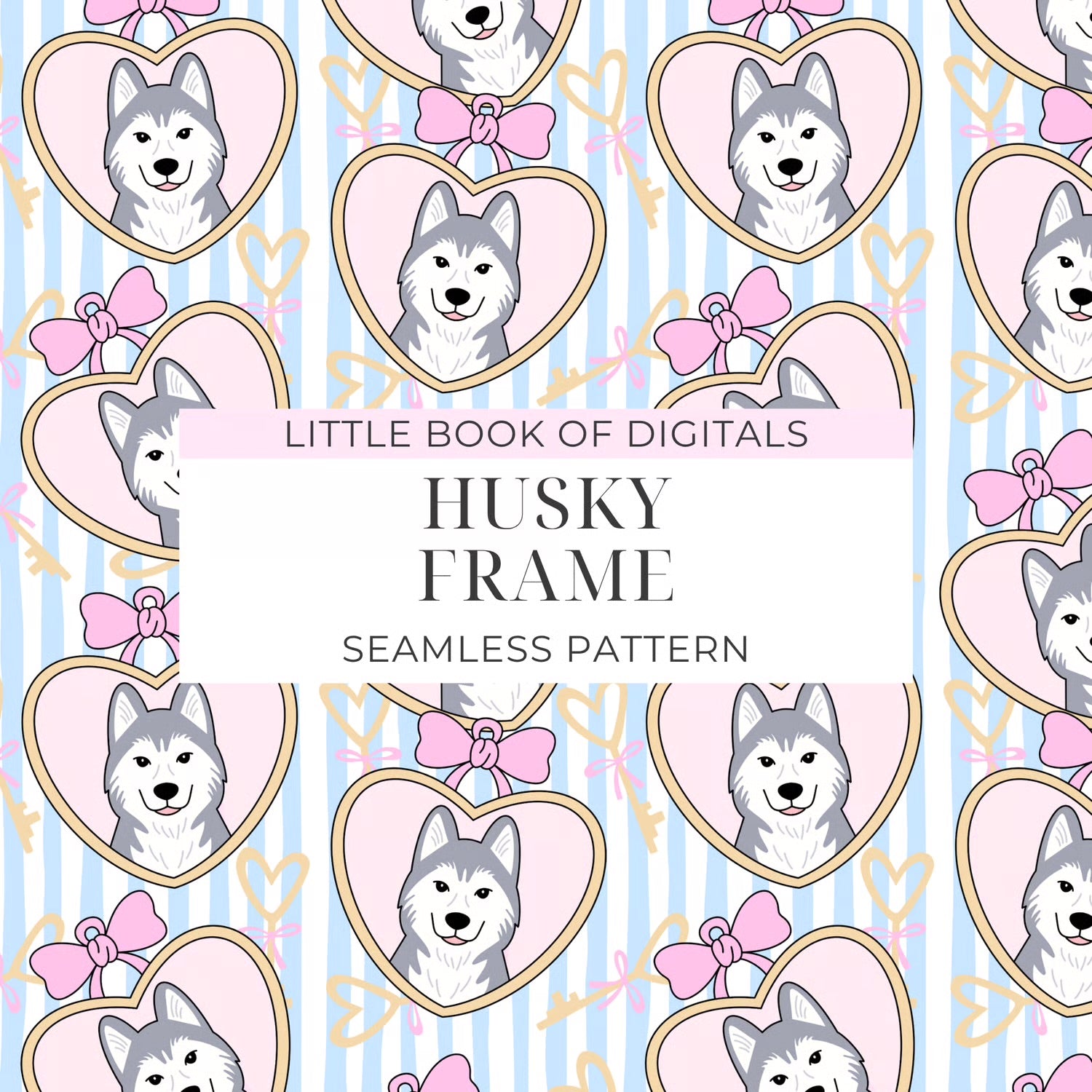 Dog Frame Seamless Pattern Drive (50 Files)