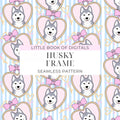Husky Seamless Pattern