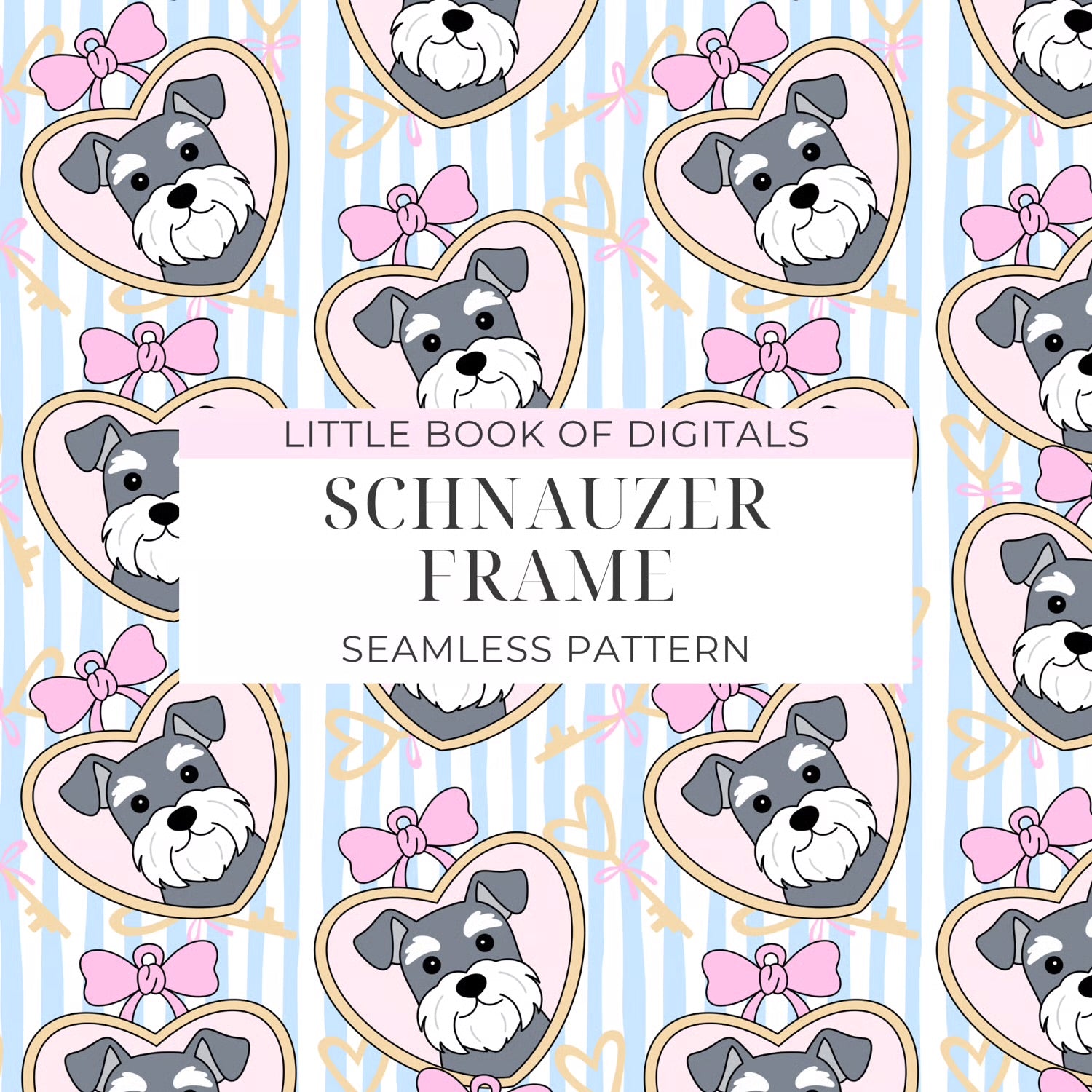 Schnauzer Seamless Pattern