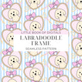 Labradoodle Seamless Pattern