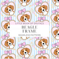 Beagle Seamless Pattern