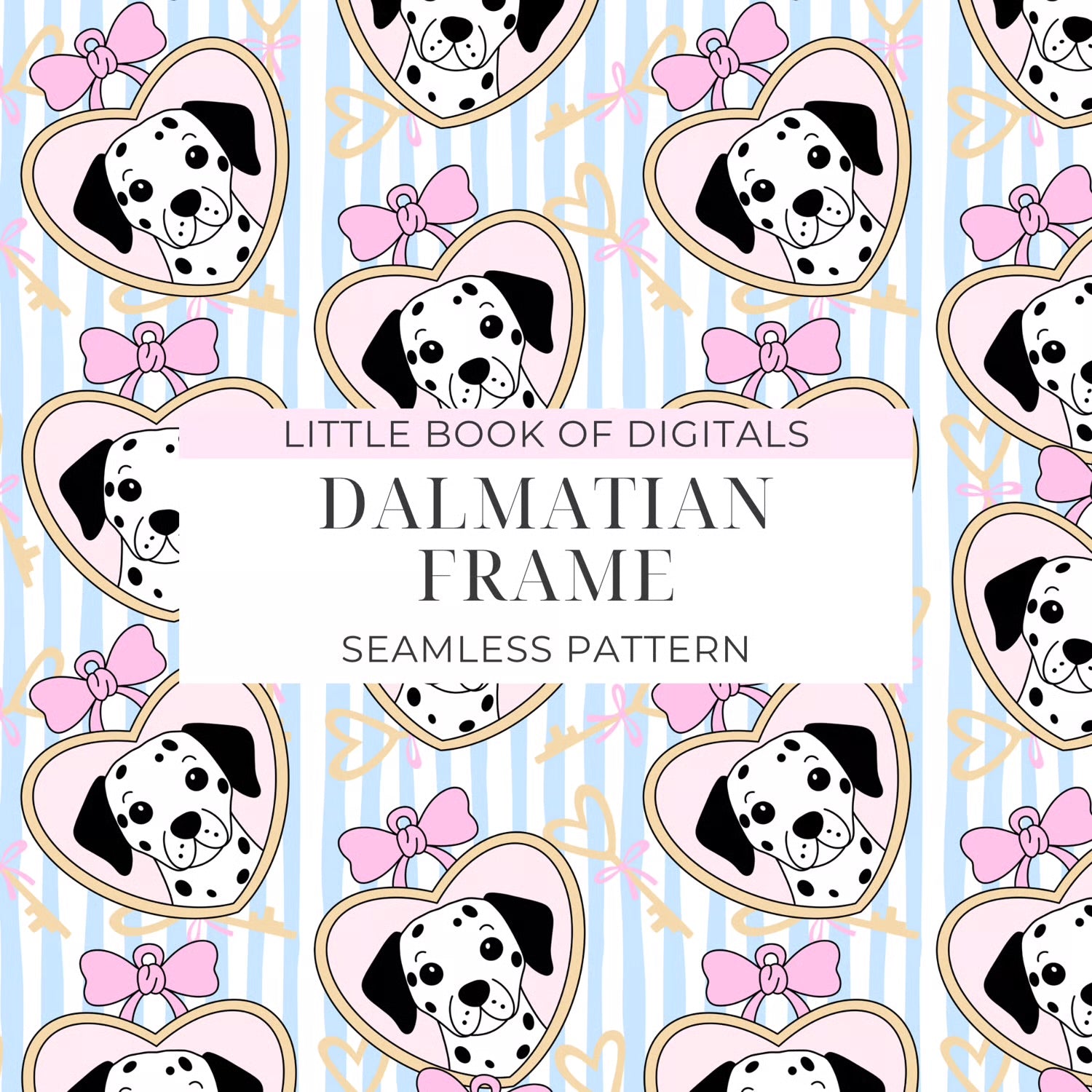 Dalmatian Seamless Pattern