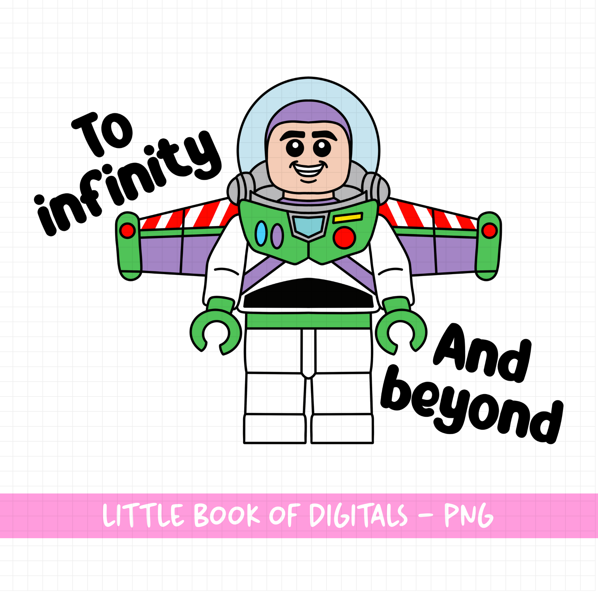 Lego Buzz Lightyear Quote Png