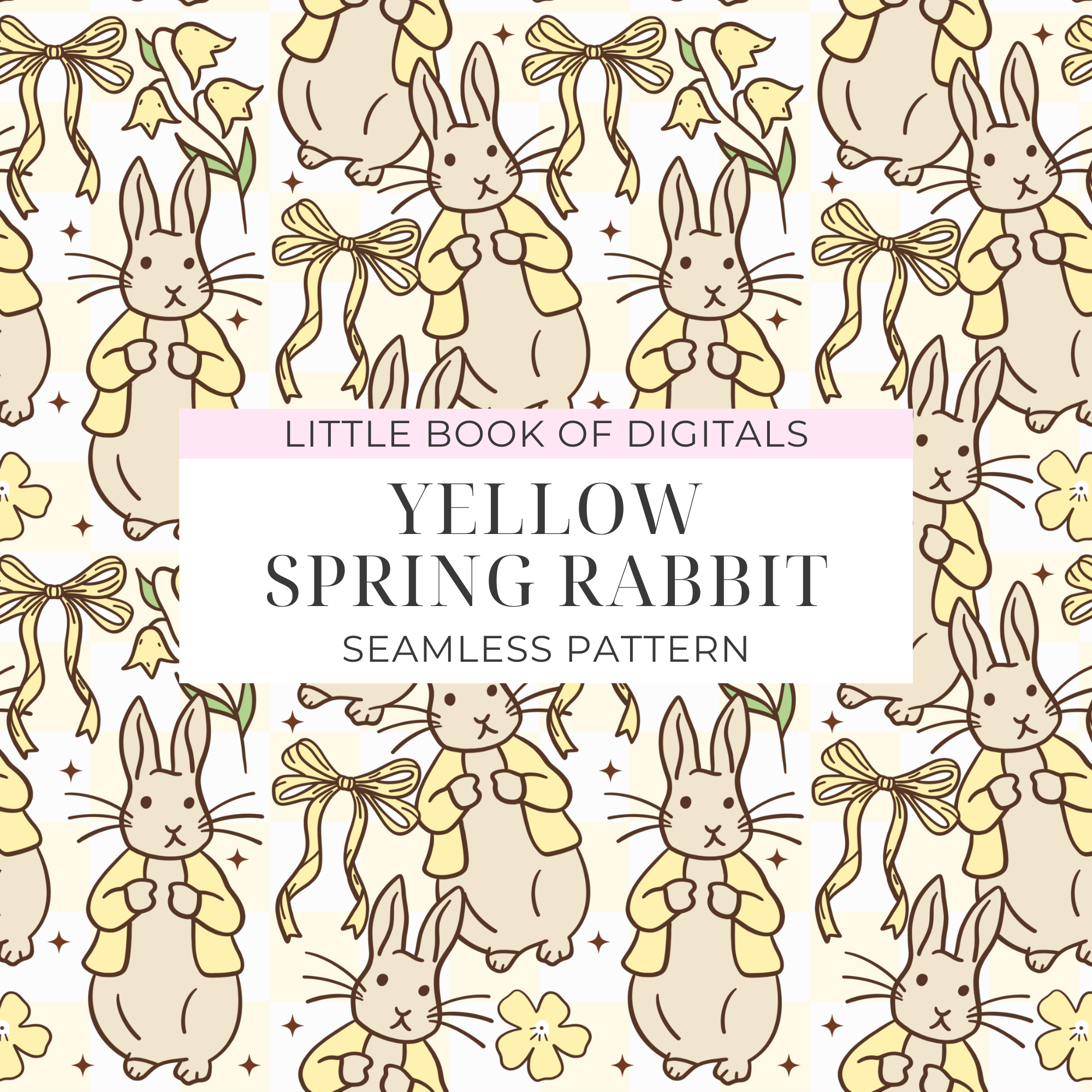 Peter Rabbit Seamless Pattern (Available In Different Colourways)