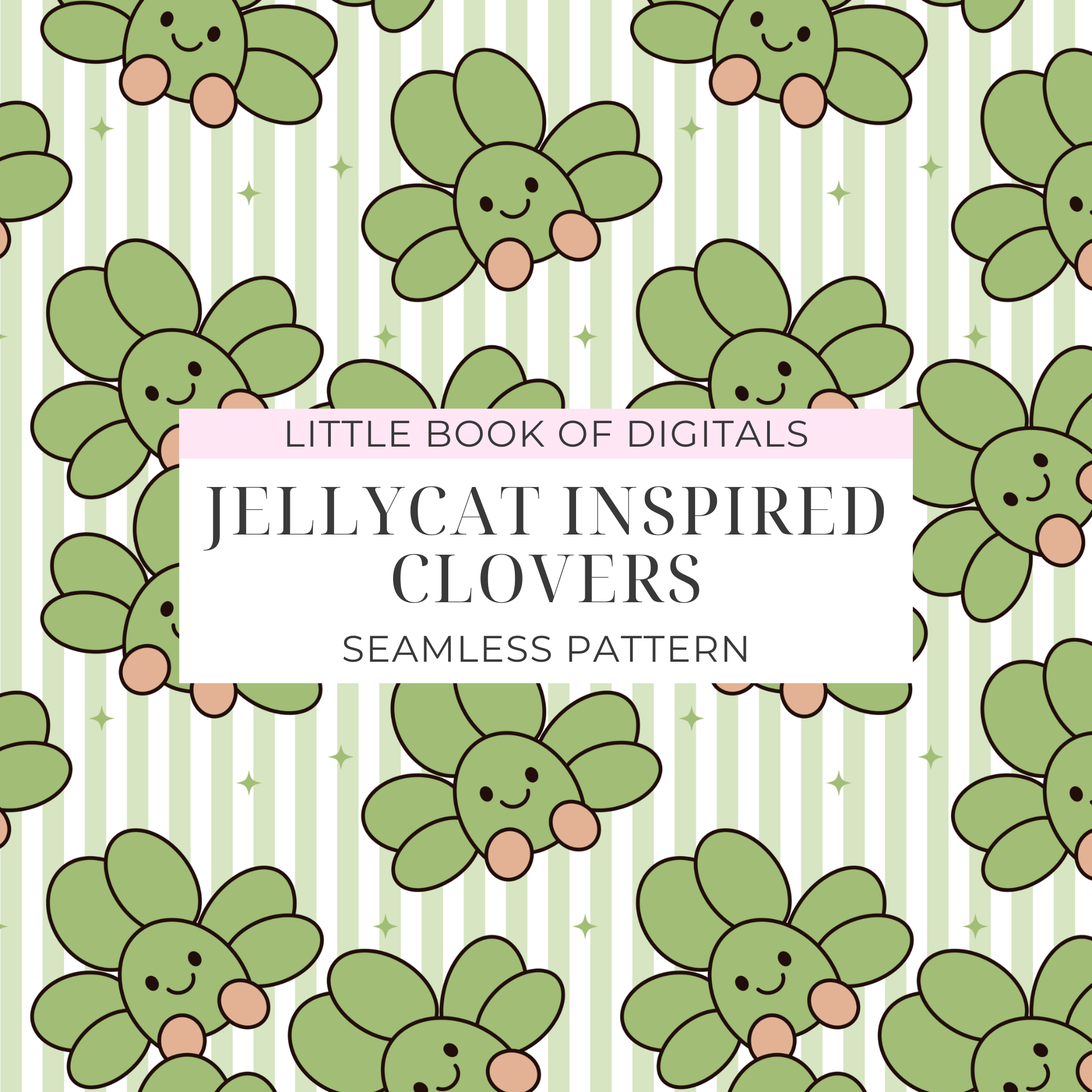 Jellycat Clover Seamless Pattern